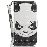 Samsung Galaxy A14 (5G) Leather Flip Case - Angry Panda