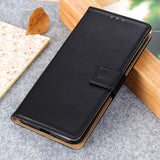 Nokia G60 Leather Wallet Case & Kickstand - Black