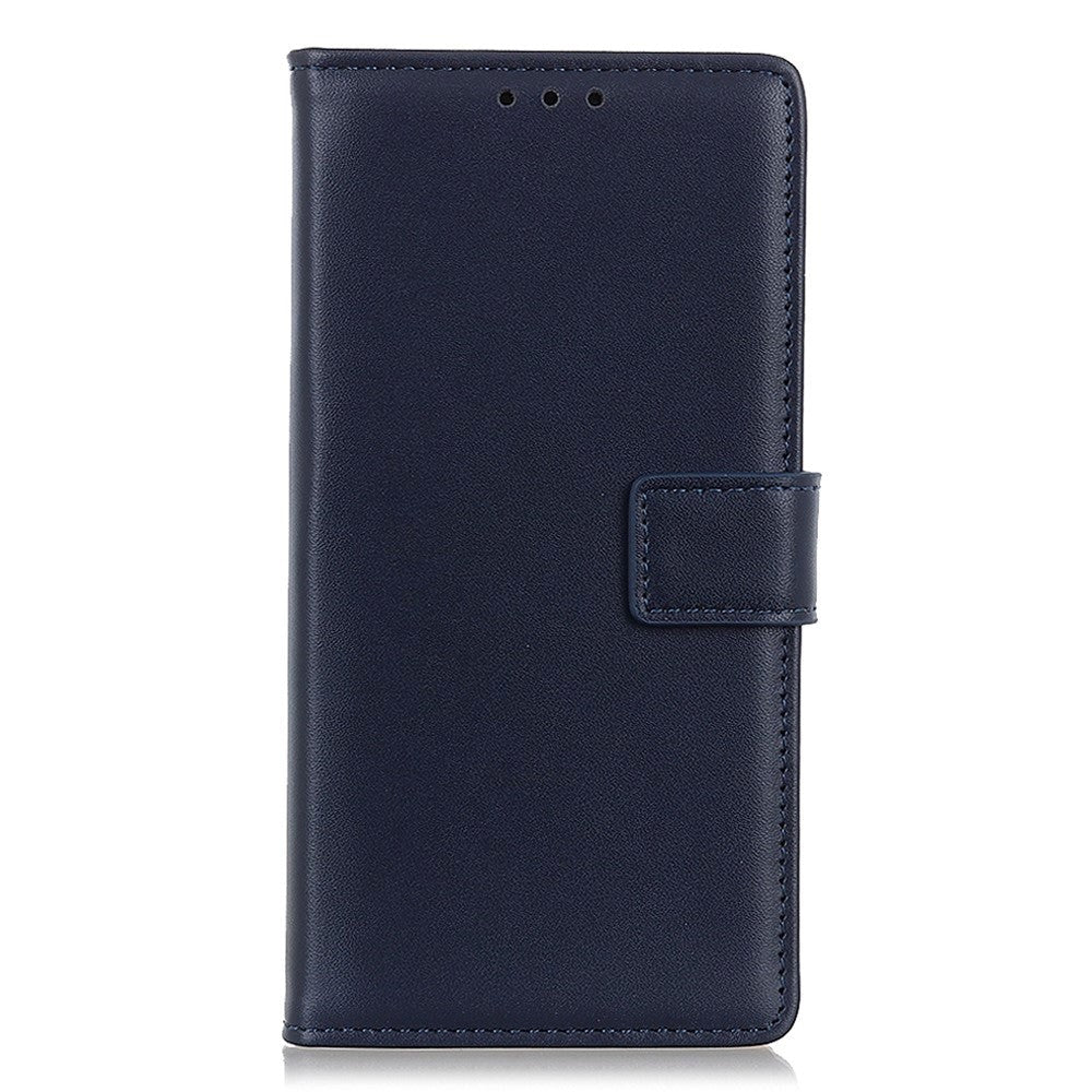 Nokia G60 Leather Wallet Case & Kickstand - Blue