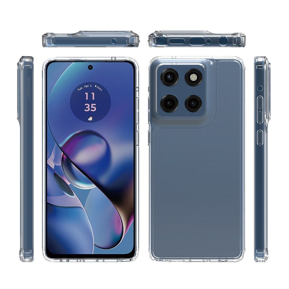 Motorola Moto G Stylus 5G (2025) / Edge 60 Stylus EIDERWOOD Hybrid Plastic Case - Transparent
