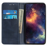 Samsung Galaxy S23 Magnetic Leather Flip Case w. Wallet - Blue