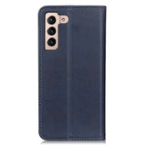 Samsung Galaxy S23 Magnetic Leather Flip Case w. Wallet - Blue