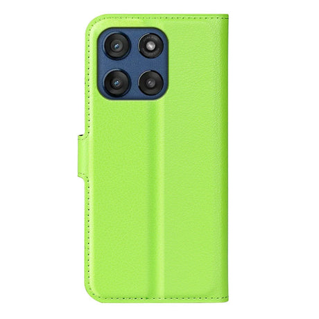 Motorola Moto G Stylus 5G (2025) EIDERWOOD Leather Flip Case with Cardholder & Stand Function - Green