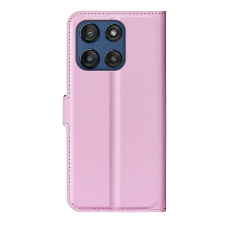 Motorola Moto G Stylus 5G (2025) EIDERWOOD Leather Flip Case with Cardholder & Stand Function - Pink