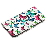 EIDERWOOD iPhone 17 Pro Max Faux Leather Case with Wallet & Strap - Butterflies