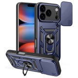 EIDERWOOD iPhone 17 Pro Hybrid Craftsman Case with Kickstand & Cam Slider - Blue