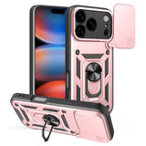 EIDERWOOD iPhone 17 Pro Hybrid Craftsman Case with Kickstand & Cam Slider - Rose Gold