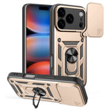 EIDERWOOD iPhone 17 Pro Max Hybrid Craftsman Case with Kickstand & Cam Slider - Gold