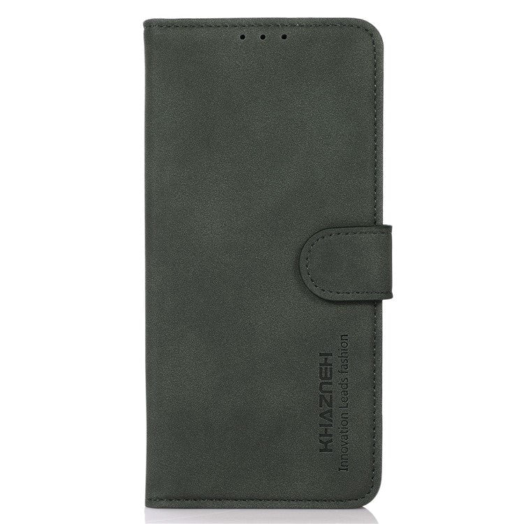 Samsung Galaxy S23 KHAZNEH Retro Leather Wallet Case - Green