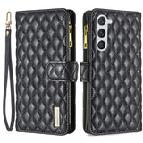 Samsung Galaxy S23 Faux Leather Case w. Built-in Wallet and Kickstand - Black