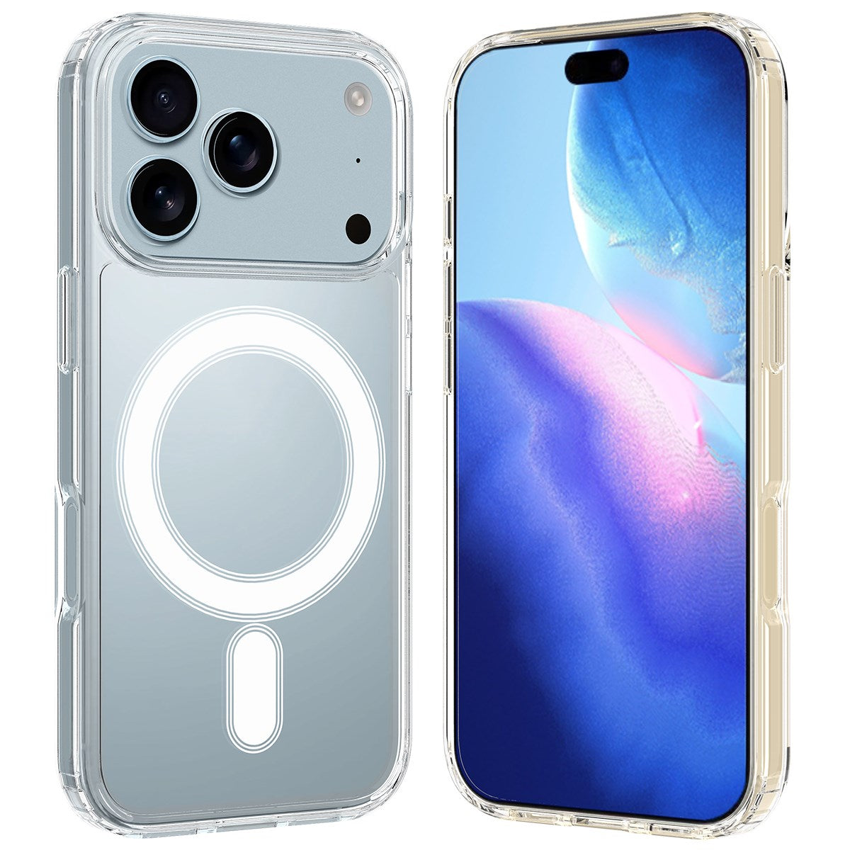 EIDERWOOD iPhone 17 Pro Hybrid Plastic Case - MagSafe Compatible - Transparent