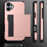 EIDERWOOD iPhone 17 Hybrid Case with Card Holder - Gold