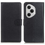 EIDERWOOD Honor 400 Pro Faux Leather Flip Case with Cardholder & Stand Function - Black