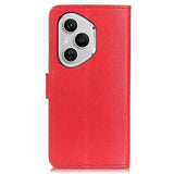 EIDERWOOD Honor 400 Pro Faux Leather Flip Case with Cardholder & Stand Function - Red