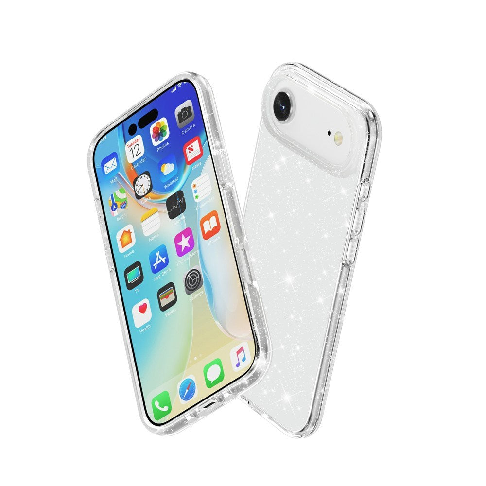 EIDERWOOD iPhone Air Hybrid Plastic Case - White Glitter