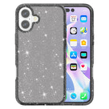 EIDERWOOD iPhone 17 Hybrid Plastic Case - Black Glitter