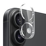 NORTHJO iPhone 17 3-in-1 Protection Set with Flexible Plastic Case / Tempered Screen Protector Glass / Camera Lens Protector Glass - Transparent