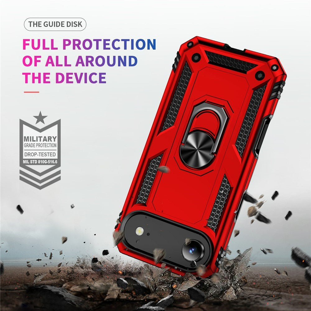 EIDERWOOD iPhone Air Hybrid Craftsman Case with Kickstand - Red