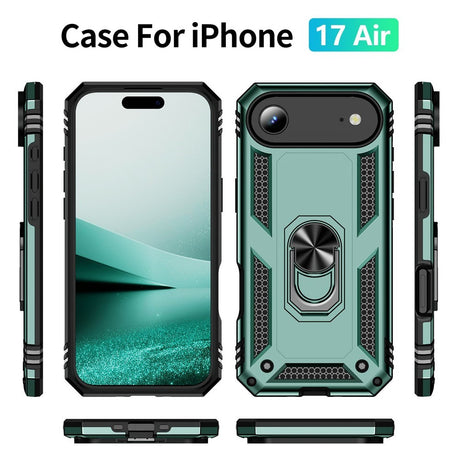 EIDERWOOD iPhone Air Hybrid Craftsman Case with Kickstand - Green