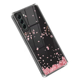 Samsung Galaxy S23 Flexible Back Case in TPU Plastic - Transparent / Sakura