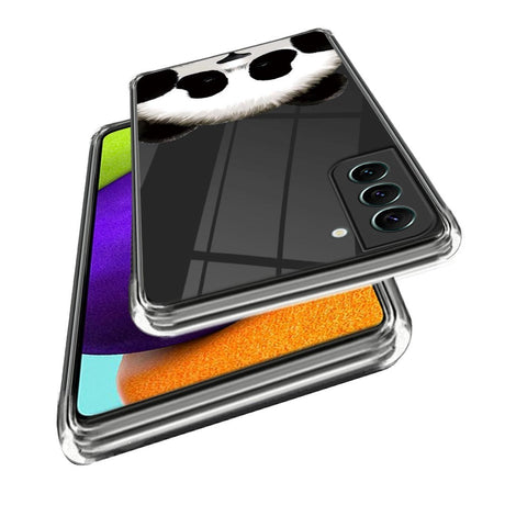 Samsung Galaxy S23 Flexible Plastic Case - Transparent / Panda