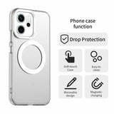 Oppo Reno14 (5G) EIDERWOOD Hybrid Plastic Case - MagSafe Compatible - Transparent