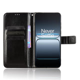 EIDERWOOD OnePlus Nord 5 Faux Leather Flip Case with Strap - Black