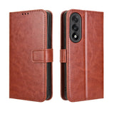 EIDERWOOD OnePlus Nord 5 Faux Leather Flip Case with Strap - Brown