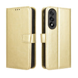 EIDERWOOD OnePlus Nord 5 Faux Leather Flip Case with Strap - Gold
