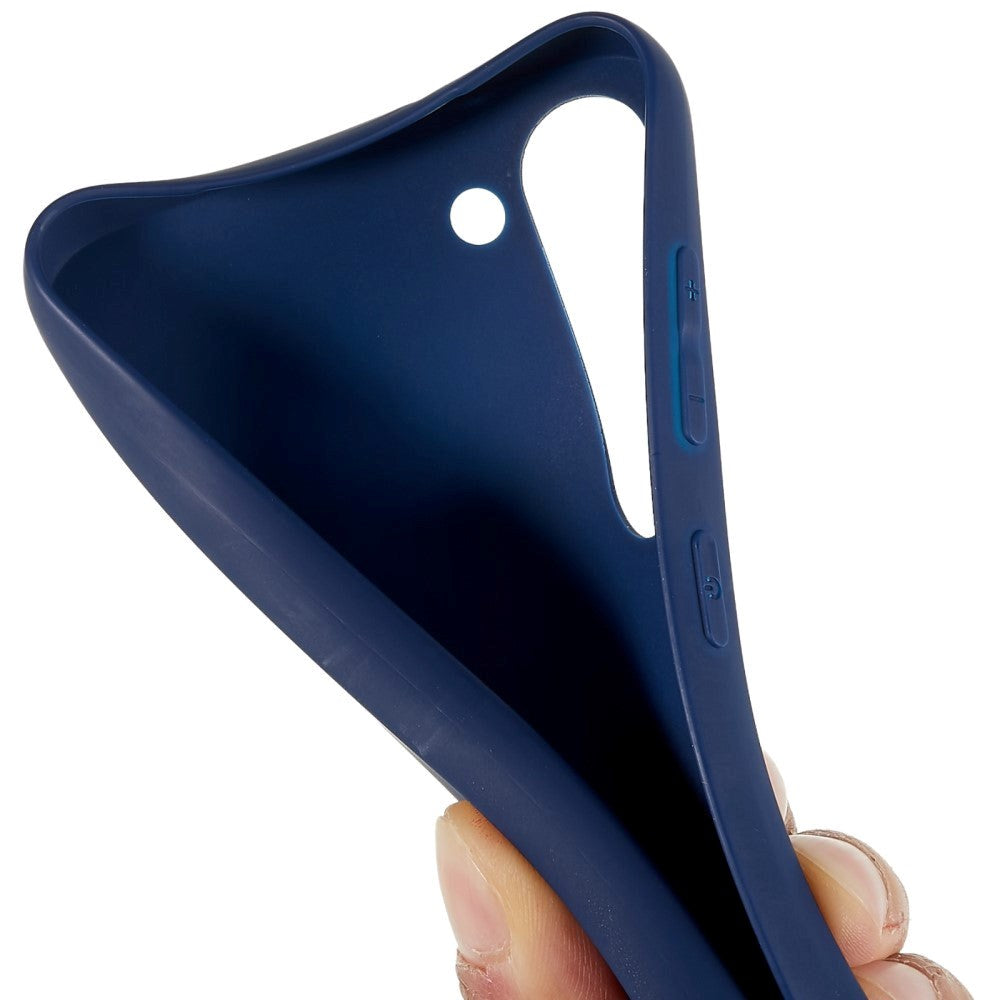 Samsung Galaxy S23 Matte Flexible TPU Plastic Case - Blue