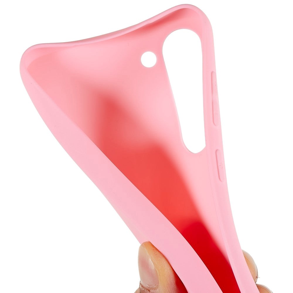 Samsung Galaxy S23 Matte Flexible TPU Plastic Case - Pink