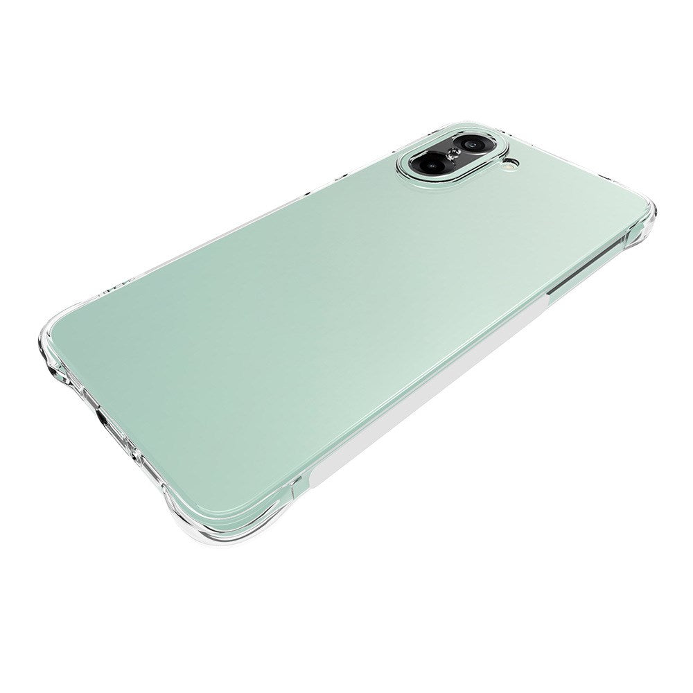 OnePlus Nord CE5 Plastic Case with Shock Absorbing Corners - Transparent