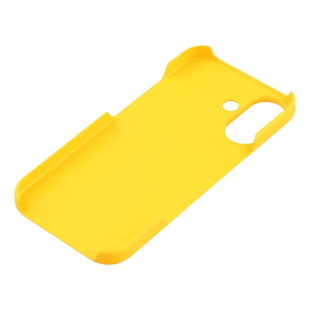EIDERWOOD iPhone 17 Hard Plastic Case - Yellow