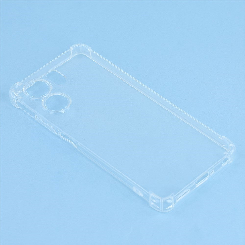 Oppo A5x (5G) / Oppo A5x (4G) EIDERWOOD Plastic Case with Shock Absorbing Corners - Transparent