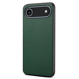 EIDERWOOD iPhone Air Hybrid Plastic Case with Leather Texture - Green
