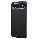 EIDERWOOD iPhone Air Hybrid Plastic Case with Leather Texture - Black