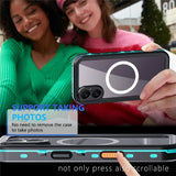 EIDERWOOD iPhone 17 Waterproof Craftsman Case with Screen Protector & Strap - MagSafe Compatible - Black