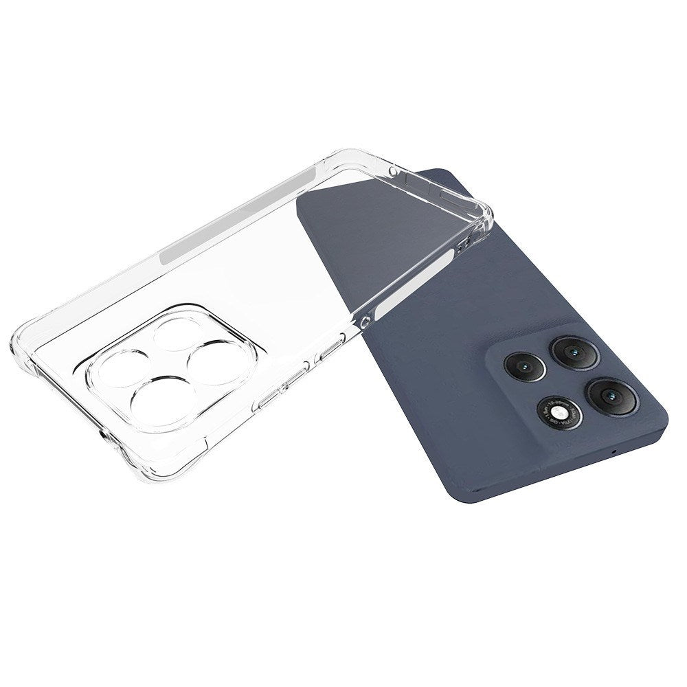 Motorola Moto G86 Power EIDERWOOD Plastic Case with Shock Absorbing Corners - Transparent