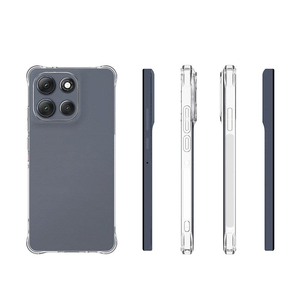 Motorola Moto G86 Power EIDERWOOD Plastic Case with Shock Absorbing Corners - Transparent
