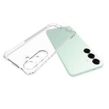 EIDERWOOD Samsung Galaxy S25 FE Flexible Plastic Case with Reinforced Corners - Transparent