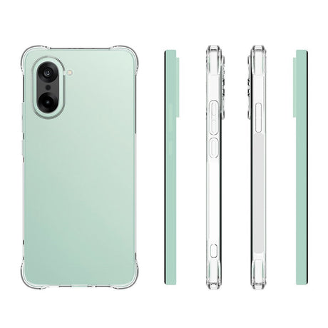 EIDERWOOD OnePlus Nord CE5 Plastic Case with Shock Absorbing Corners - Transparent
