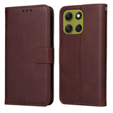 EIDERWOOD Motorola Moto G86 / G86 Power Faux Leather Flip Case with Strap - Brown