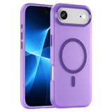 EIDERWOOD iPhone Air Hybrid Plastic Case - MagSafe Compatible - Matt Transparent / Purple