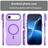 EIDERWOOD iPhone Air Hybrid Plastic Case - MagSafe Compatible - Matt Transparent / Purple