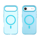 EIDERWOOD iPhone Air Hybrid Plastic Case - MagSafe Compatible - Matt Transparent / Blue