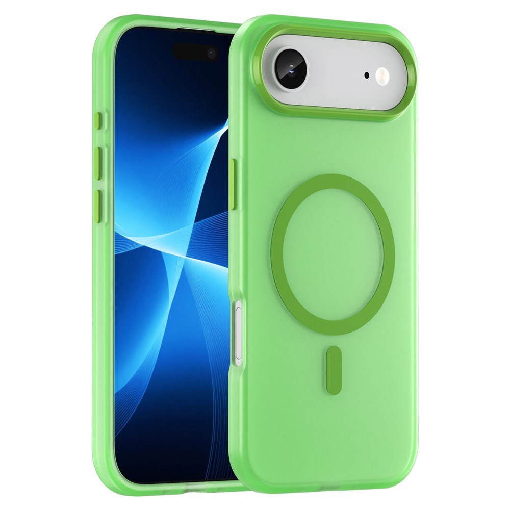 EIDERWOOD iPhone Air Hybrid Plastic Case - MagSafe Compatible - Matt Transparent / Green