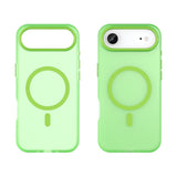 EIDERWOOD iPhone Air Hybrid Plastic Case - MagSafe Compatible - Matt Transparent / Green