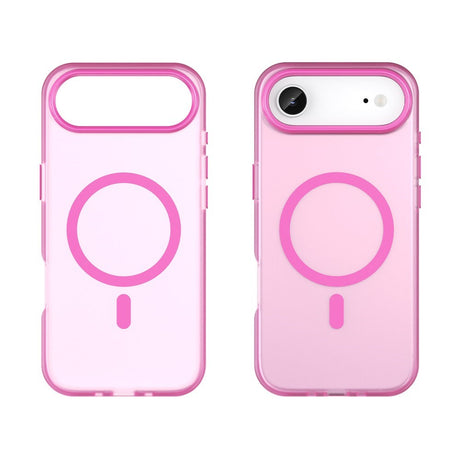 EIDERWOOD iPhone Air Hybrid Plastic Case - MagSafe Compatible - Matt Transparent / Pink