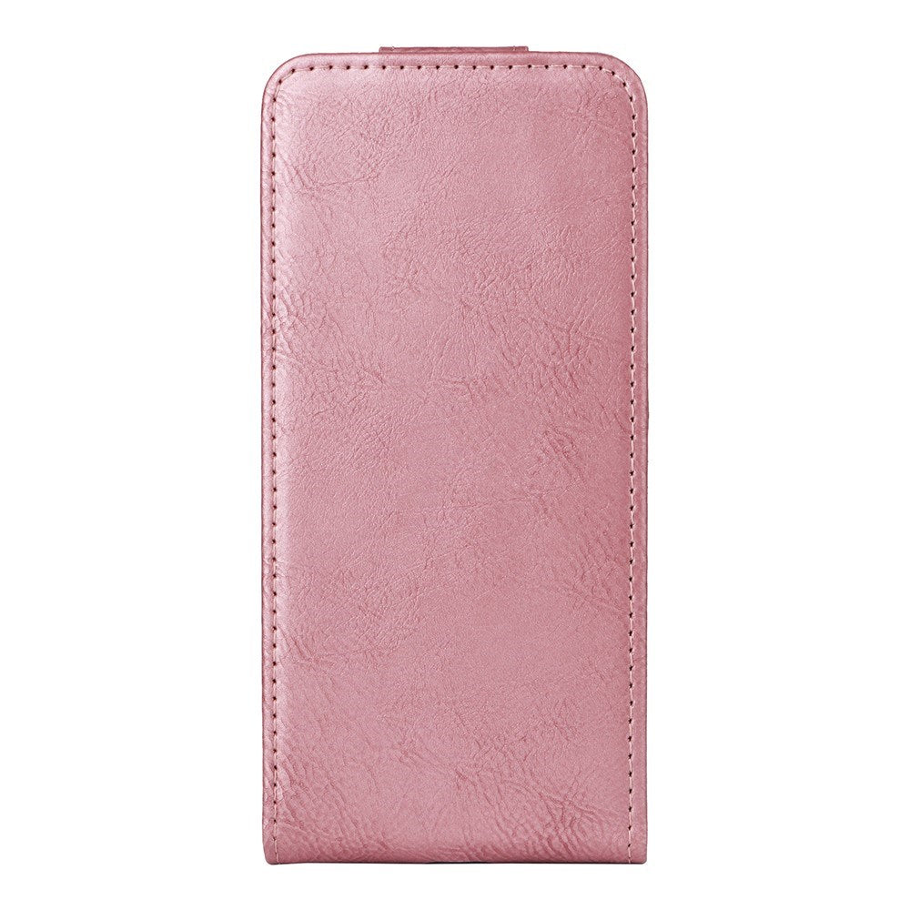 EIDERWOOD Motorola Moto G86 Power Vertical Faux Leather Flip Case with Card Holder & Stand Function - Rose Gold