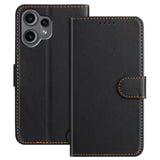Nothing CMF Phone 2 Pro EIDERWOOD Leather Flip Case w. Wallet - Black